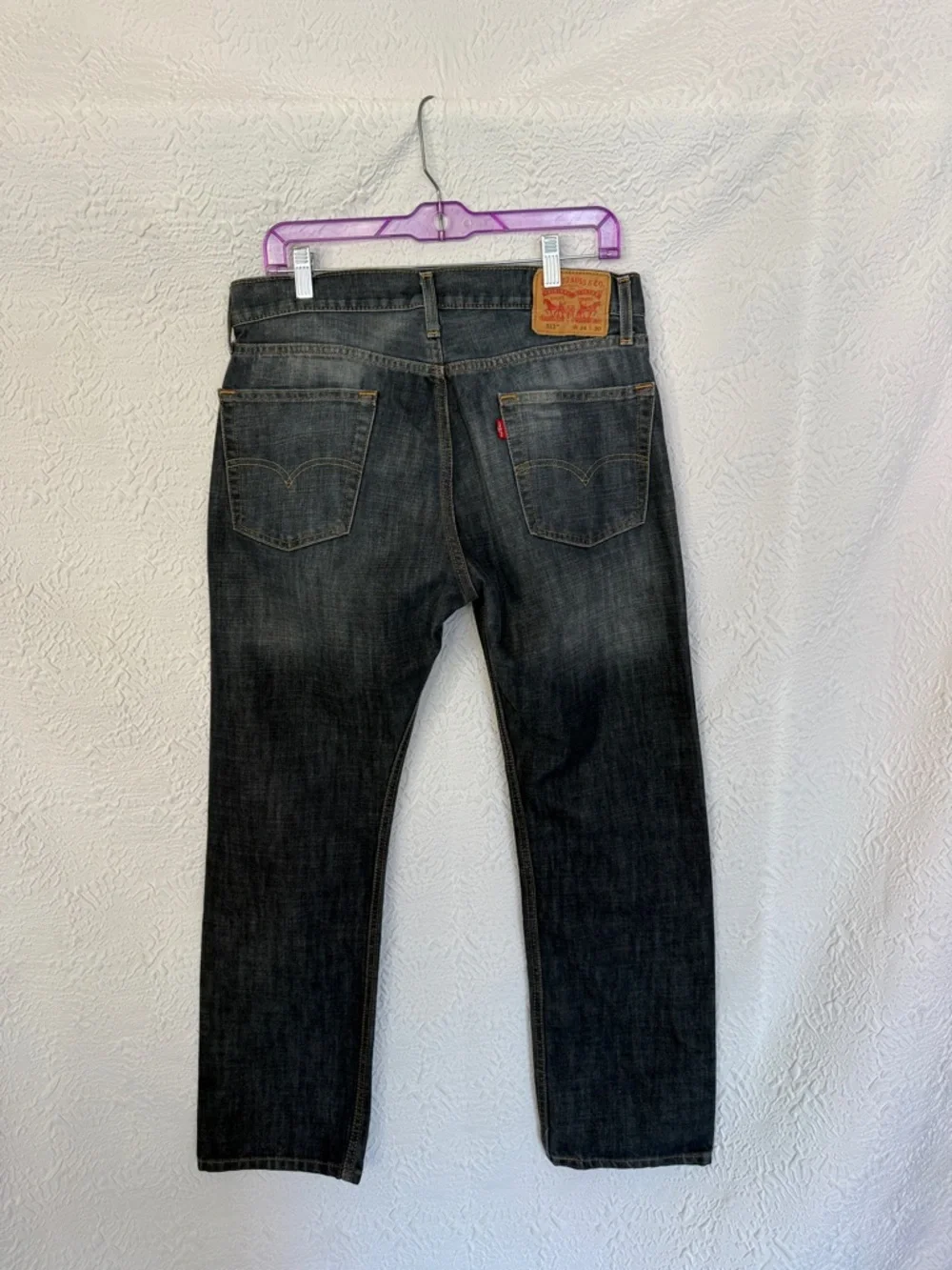 Levi's Jeans Men's Dark Wash Straight-Leg 513 size 34, length 30